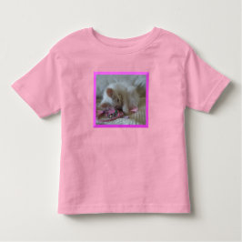 White Kitten Kleinkind T - Shirt