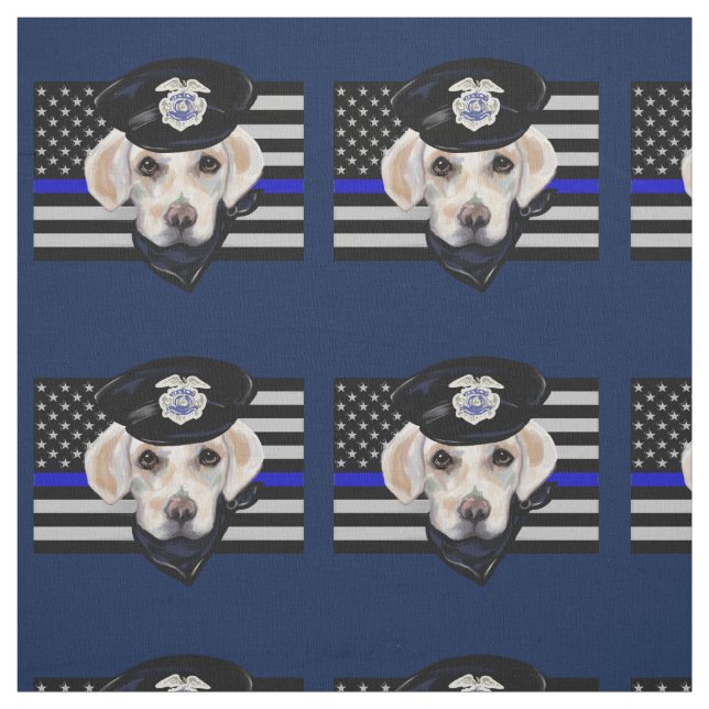 WHITE LABRADOR RETRIEVER STOFF (Muster)