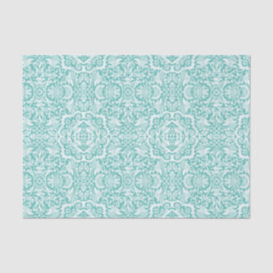 White Lace Damask Brocade Geschenk oder Decoupage Seidenpapier