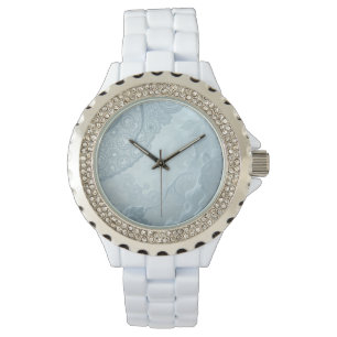 White Lace Fantasy Wrist Armbanduhr