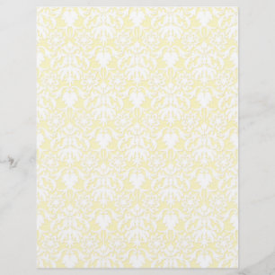 White Lace & Linen Wedding Scrapbook Paper