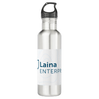 White Laina Enterprises Edelstahlflasche