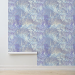 White Lavendel Lila Abstrakt Tapete