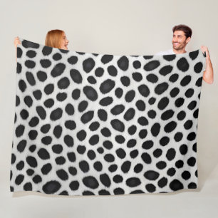 White Leopard Elegante Moderne Luxuskollektion Fleecedecke
