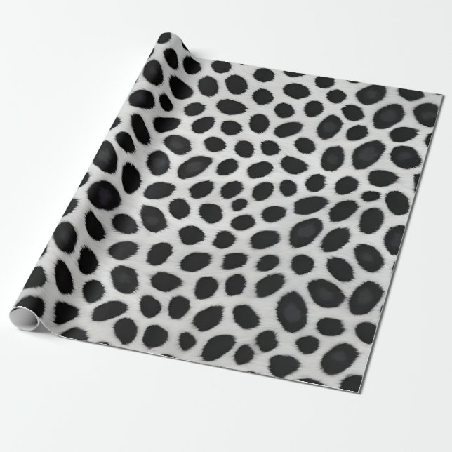 White Leopard Elegante Moderne Luxuskollektion Geschenkpapier (Ungerollt)