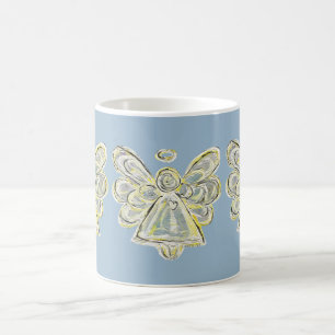 White Light Guardian Angel Custom Coffee Tasse Cup