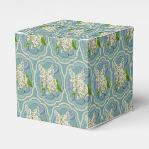 White Lilac Blume Gerahmt Green Romantic Geschenkschachtel