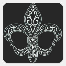 White Lilie Sticker