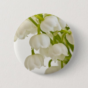 White Lilies Button