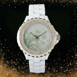 White Lily Armbanduhr