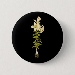White Lily Button