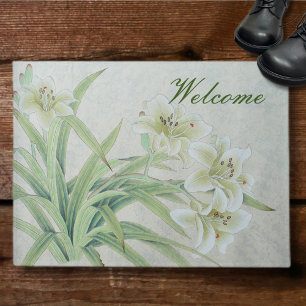 White Lily Fußmatte
