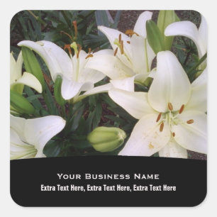 White Lily Stickers