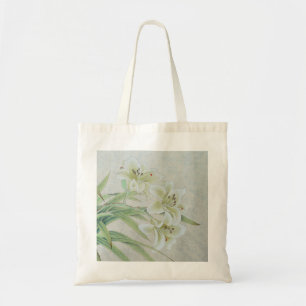 White Lily Tragetasche