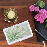 White Lily Visitenkarten Dose<br><div class="desc">White Lily ist ein Pinselstrich im traditionellen chinesischen "Gongbi" Stil. Wasserfarbe und Tinte auf Reispapier. Die Lilie nennt man 百 合 auf Chinesisch, das als bphotographi hé ausgesprochen wird, das die symbolische Bedeutung "glückliche Gewerkschaft für hundert Jahre" hat. Die Lilie ist die Blume der Liebe in der China, deshalb sind...</div>