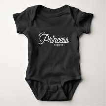 White Little Princess Moderne Typografie Custom