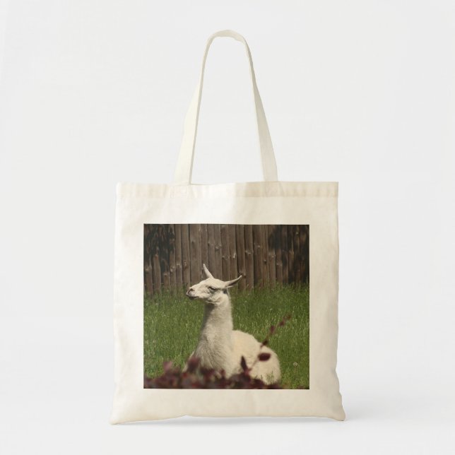 White Llama Tragetasche (Vorne)