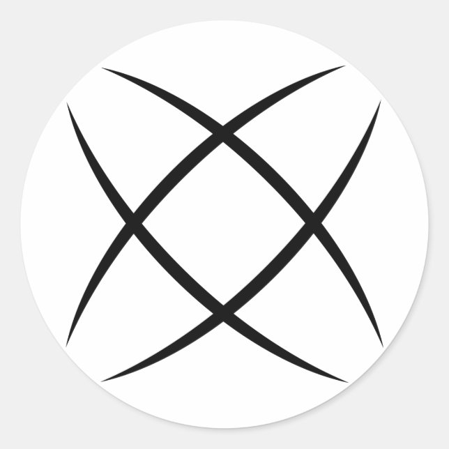 White Logo Sticker (Devant)