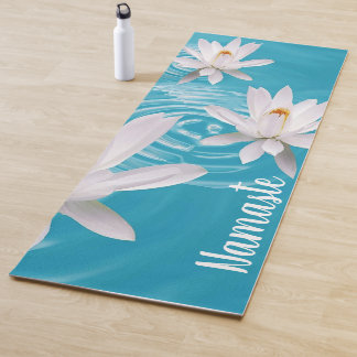   WHITE LOTUS CUSTOME NAMSTE ZEN  YOGAMATTE