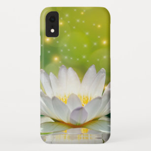 White Lotus Flower Landscape Case-Mate iPhone Hülle
