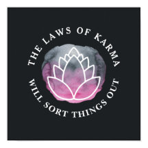 White Lotus Karma Motivierend Zitkohle