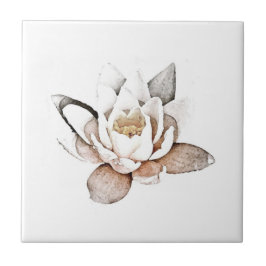 WHITE LOTUS KERAMIK TILE FLIESE