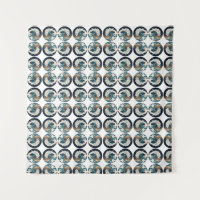 White Lotus & Ocean Wave - Eleganz in Motion