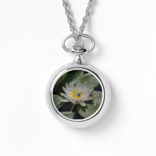 White Lotus Wasserlilie Watch Armbanduhr