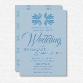 White Lotus Wedding Einladung