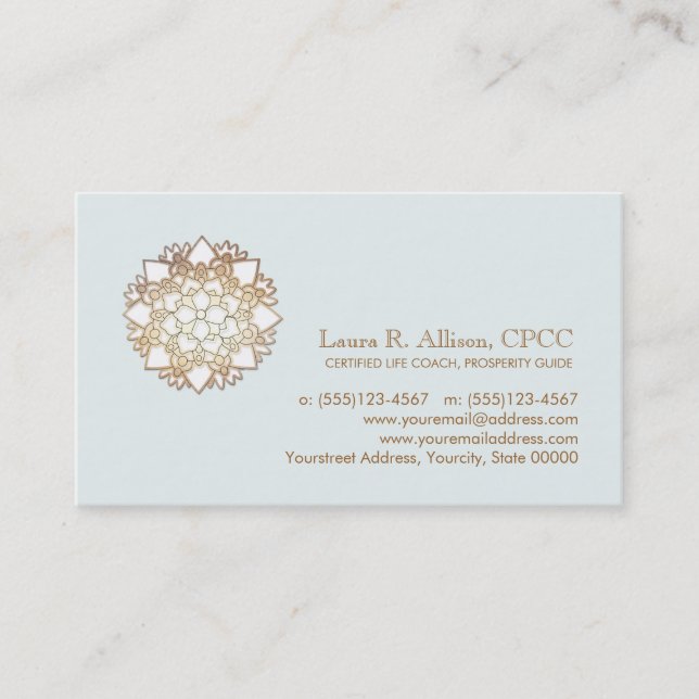 White Lotus Wellness Healing Arts Carte de visite (Devant)