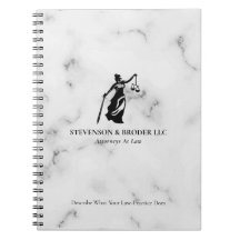 White Luxury Marmortextur Lady Justice Logo