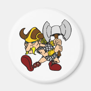 White Mad Viking2 Magnet