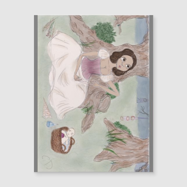 White Magic Poster Magnet (Vorderseite)