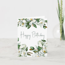 White Magnolia Birthday