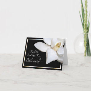 White Magnolia Mariage Merci D'Être Bridesmaid
