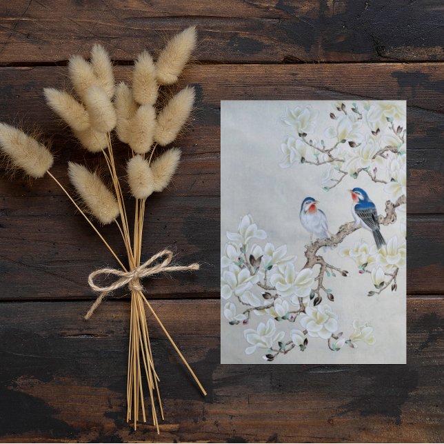 White Magnolia Postkarte (Von Creator hochgeladen)