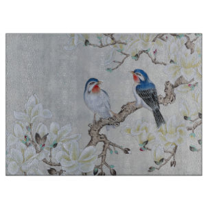 White Magnolia Schneidebrett