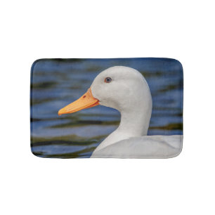 White Mallard Duck Badematte