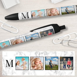 White Marble Stone Pattern Kugelschreiber