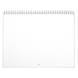 White Minimalist Background – Solid Blank Canvas Kalender