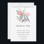 White Minimalist floral Wedding Invitaion Einladung<br><div class="desc">this Minimalist Floral Wedding Invitation beautifully combines simplicity with natural elegance. Featuring subtle floral illustrations, clean lines, and balanced typography, this design offers a refined way to announce your special day. Perfect for couples who appreciate understated beauty and a touch of romance, this invitation is ideal for garden weddings, spring...</div>