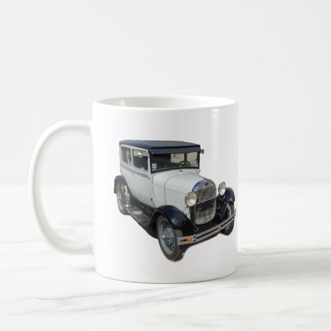 White Model A Tasse (Links)