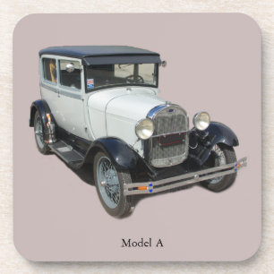 White Model A Untersetzer Set