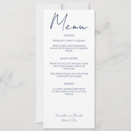 White Modern Minimalistisch Calligraphy Wedding Me Einladung