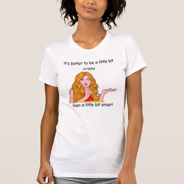 White Modern Women T - Shirt (Vorderseite)