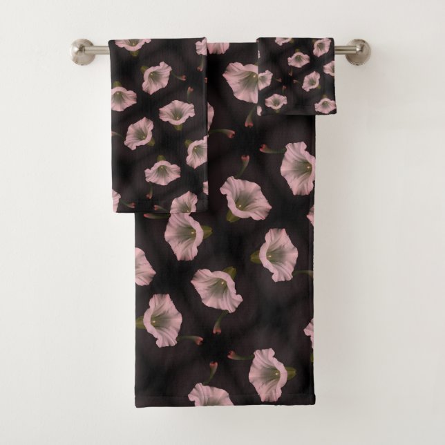 White Morning Glory Flower Close Up Motif (En situation)