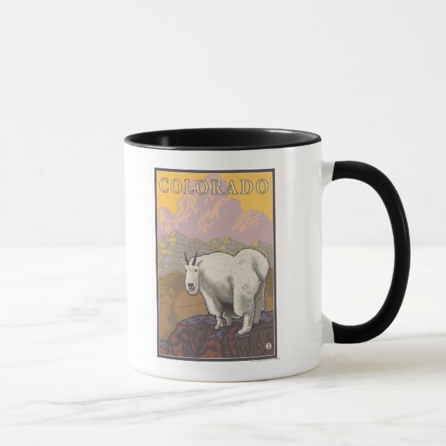 White Mountain GoatColorado Tasse (Rechts)