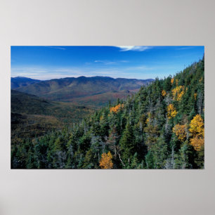 White Mountain N.F., NH. Die Aussicht von der Nähe Poster