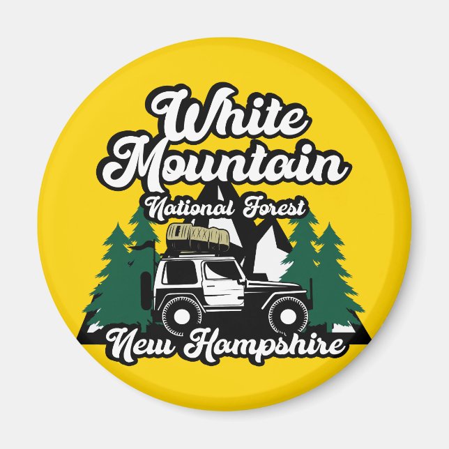 White Mountain National Forest New Hampshire Magnet (Vorne)