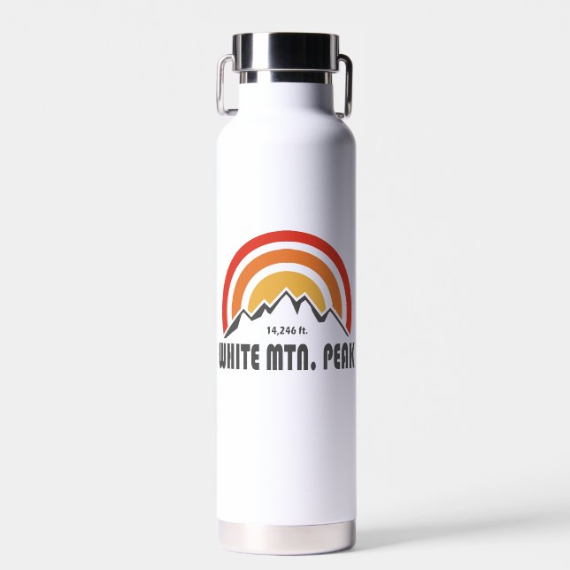 White Mountain Peak California Trinkflasche (Vorne)